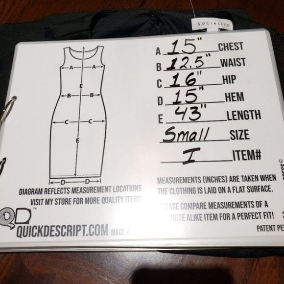 Socialite lace trim keyhole bodycon dress black size small - Picture 2 of 16